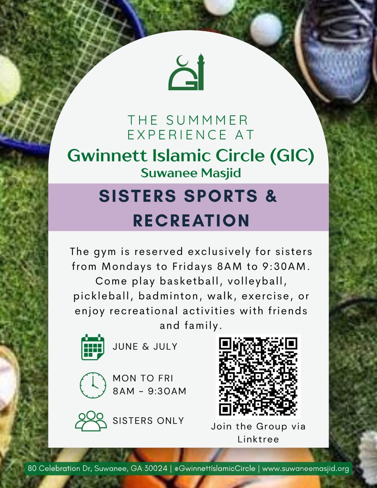 The Summer Experience at GIC: Sisters Sports & Recreation