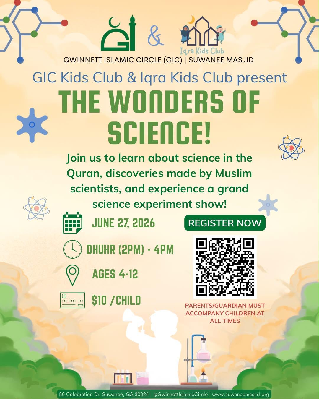 GIC Kids Club & Iqra Kids Club Present The Wonders of Science!
