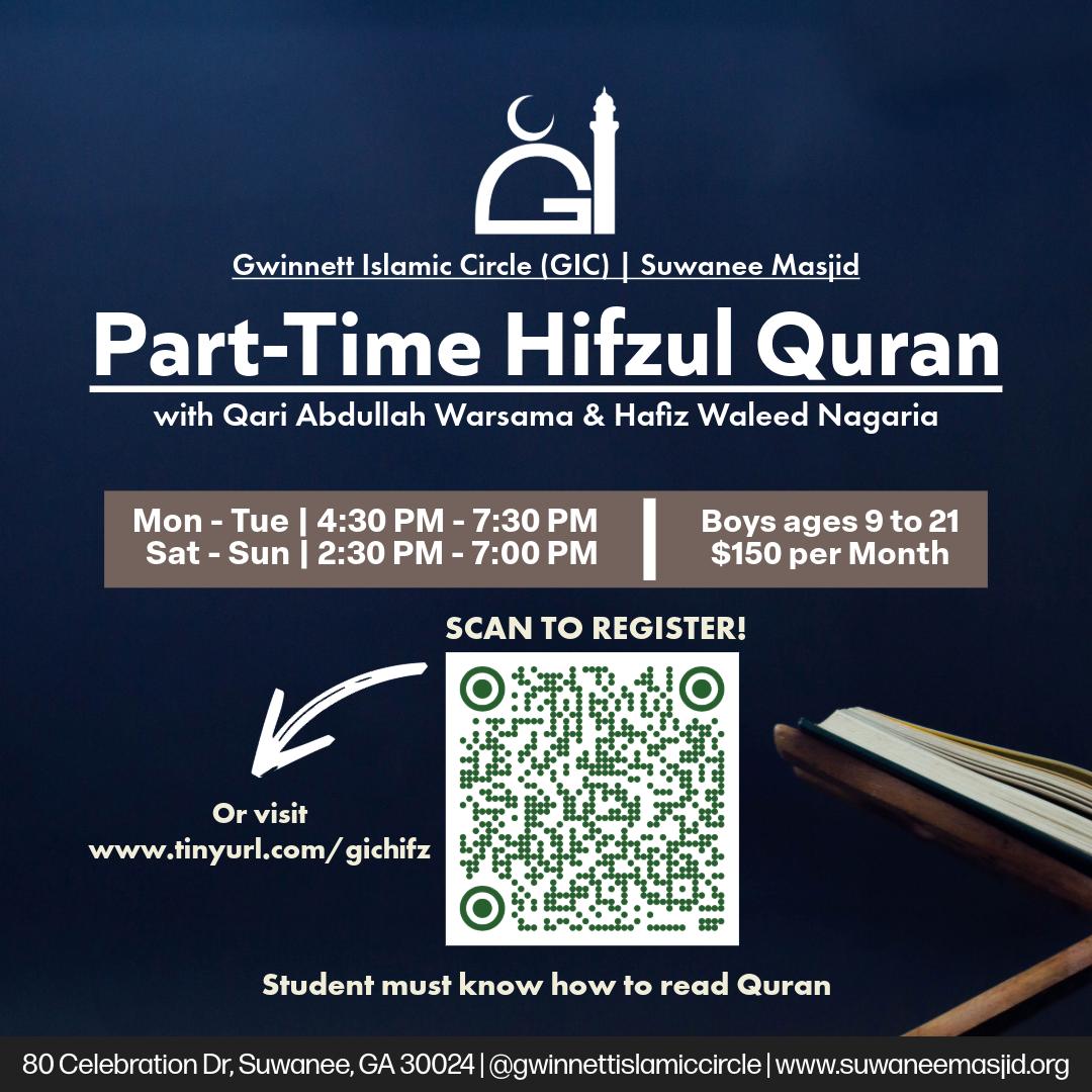 Part-Time Hifdhul Quran with Qari Abdullah Warsama